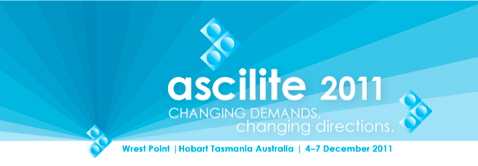 Ascilite 2011 banner
